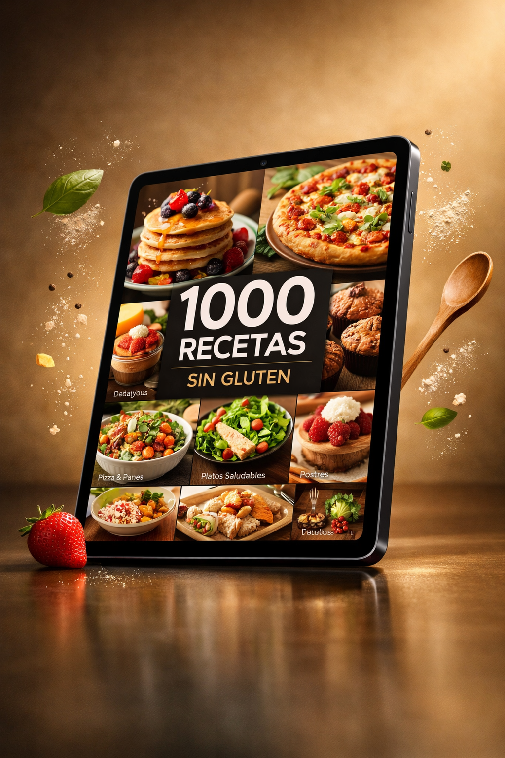 "Nunca más te quedes sin ideas para cocinar sin gluten"